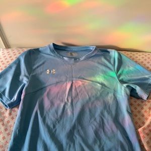 Underarmor unisex slightly uses blue shirt